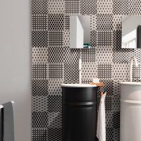 TA021850 Sintesi Chic BW Mat 20x20 - Afbeelding 3